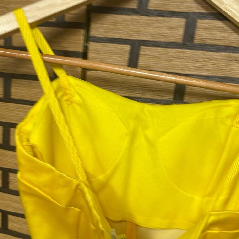Cache‎ Yellow Dress Size 2 - Picture 10 of 11